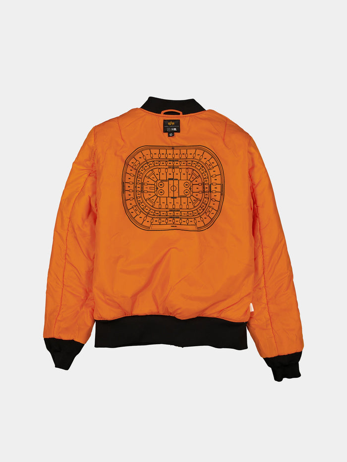 CHICAGO BLACKHAWKS X ALPHA X NEW ERA MA-1 BOMBER JACKET (BLACK CAMO) OUTERWEAR Alpha Industries