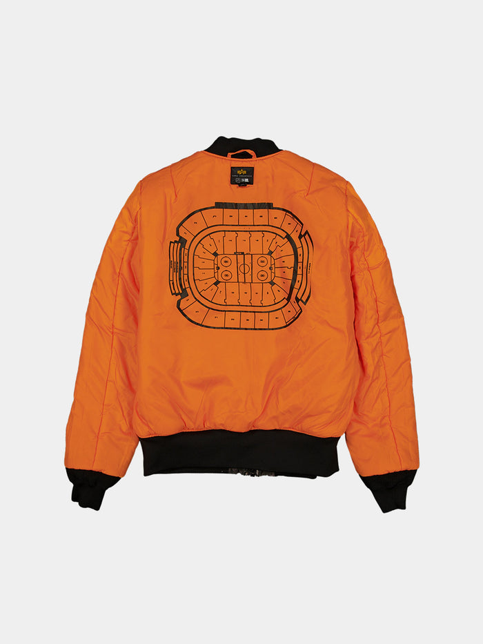 TORONTO MAPLE LEAFS X ALPHA X NEW ERA MA-1 BOMBER JACKET (BLACK CAMO) OUTERWEAR Alpha Industries