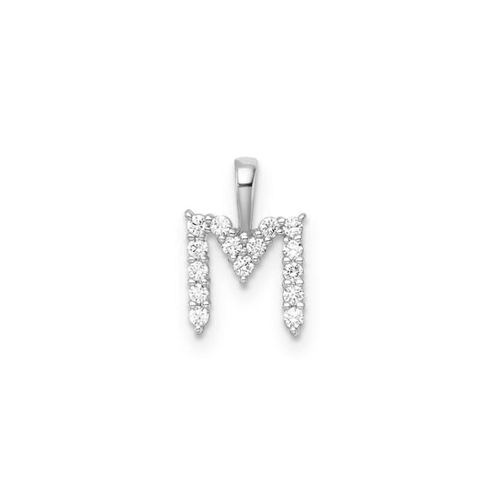 0.15ct Lab Grown Diamond Pendant in 9K White Gold