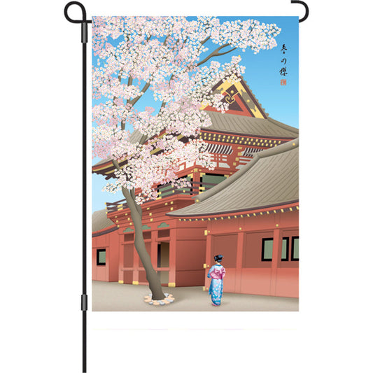 12 in. Flag  - Sakura in Bloom