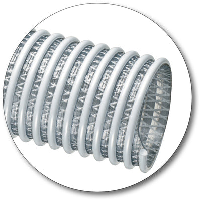 1.5" Heavy Duty Food Grade - PVC - Reinforced Suction & Discharge hose (price per ft) - Factory Direct Hose