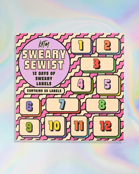 2026 Sweary Sewist Advent Calendar (12 Windows)- Sew- In Labels