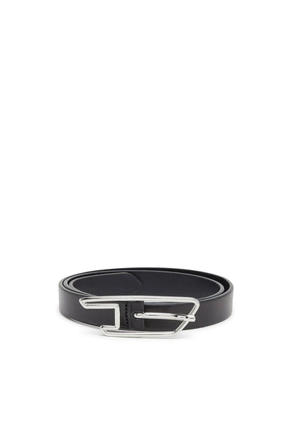 2cm belt in pull-up leather with D buckle