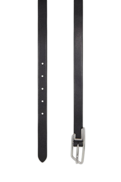 2cm belt in pull-up leather with D buckle