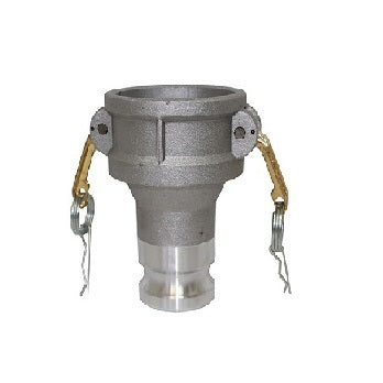 3" Aluminum Female Camlock x 1.5" Male Camlock adapter