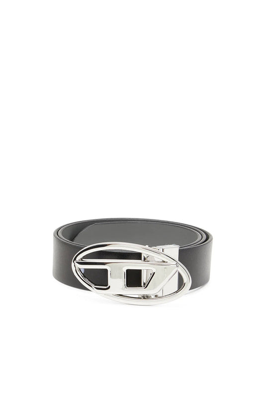 3cm reversible leather belt with Oval D buckle