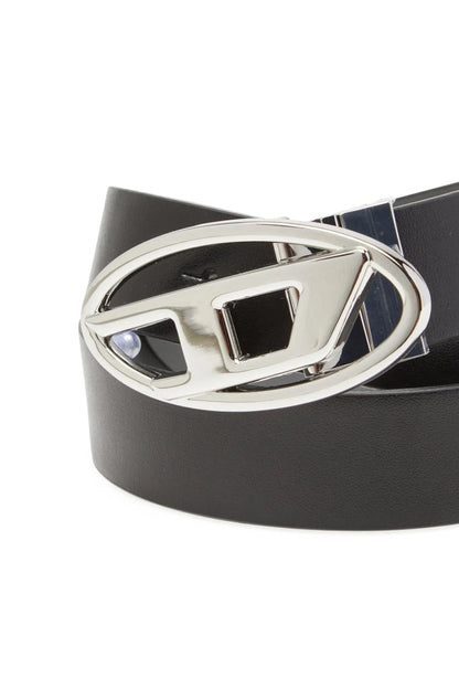 3cm reversible leather belt with Oval D buckle