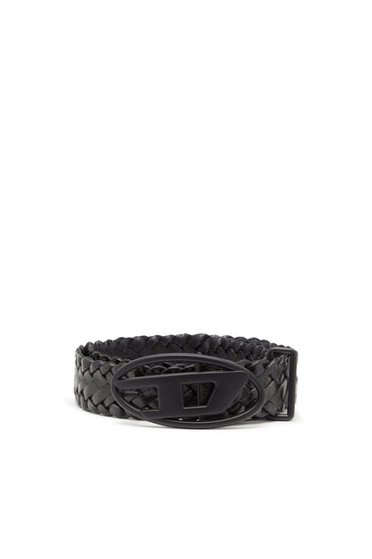 4 cm braided leather belt