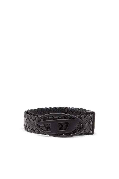 4 cm braided leather belt