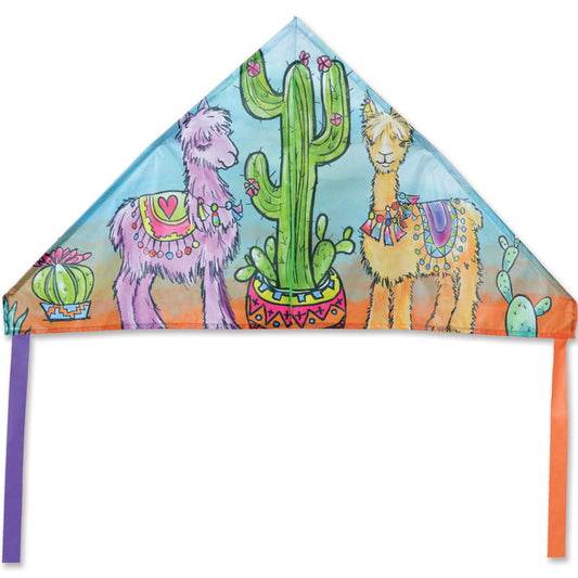 56 in. Delta Kite - Alpacas and Cacti