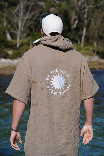 Adult's Zip-Up Beach Towel Robe