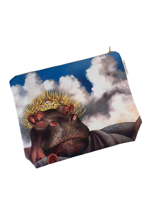 African Spirit Hippo Toiletry Bag