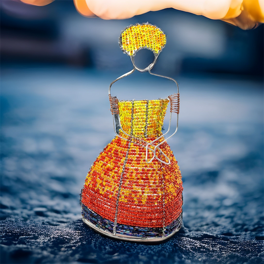 African Women Tealight Holder