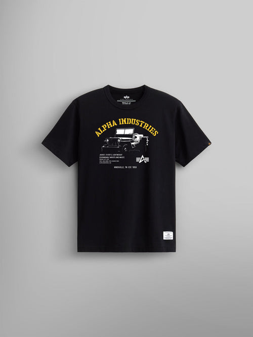 ALPHA JEEP TEE TOP Alpha Industries BLACK S
