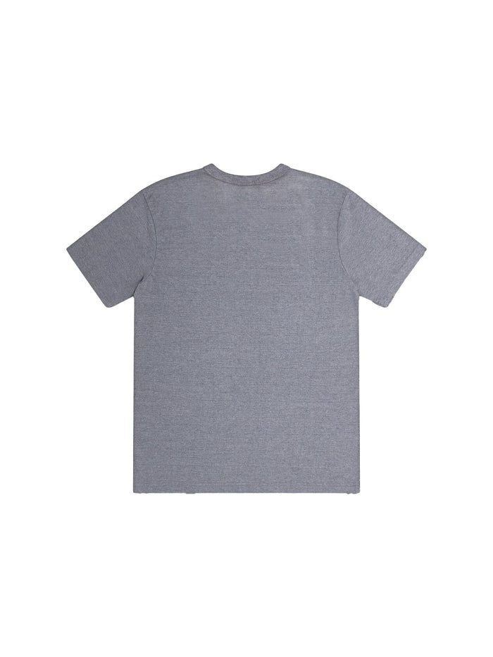 Alpha Light Bulb Tee by Alpha Industries, gray short-sleeve graphic tee with Alpha embroidery and light bulb pencil effect.