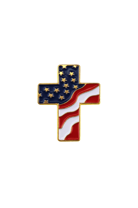 American Flag Cross