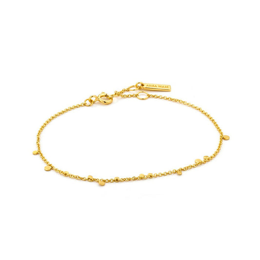Ania Haie Geometry Mixed Discs Bracelet - Gold