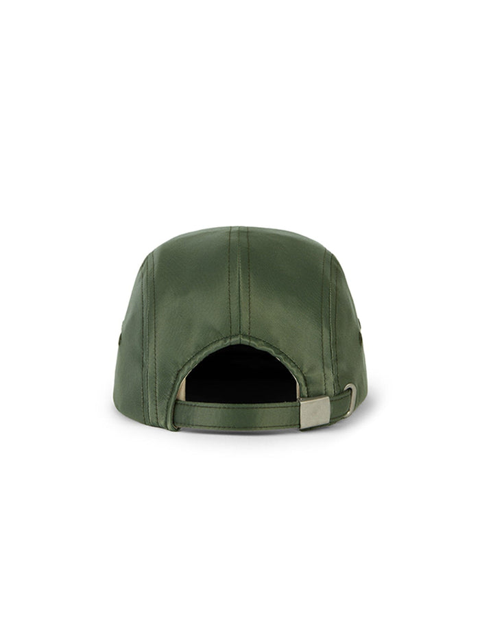 Anon X Alpha Nylon Satin Kyoto Cap by Alpha Industries, nylon satin, adjustable metal clasp closure, recycled materials.