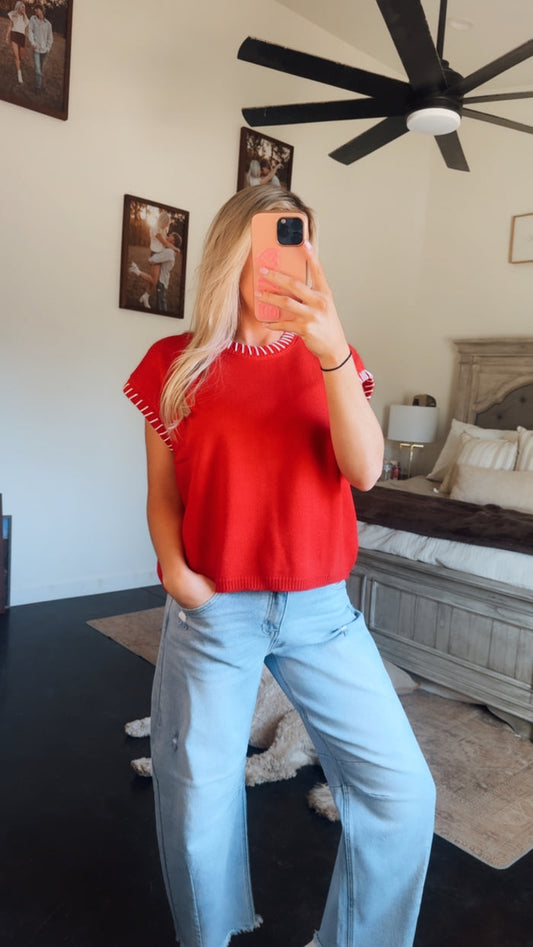 BARREL CROP JEANS