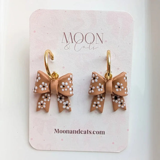 Barro Bow Clay Earrings