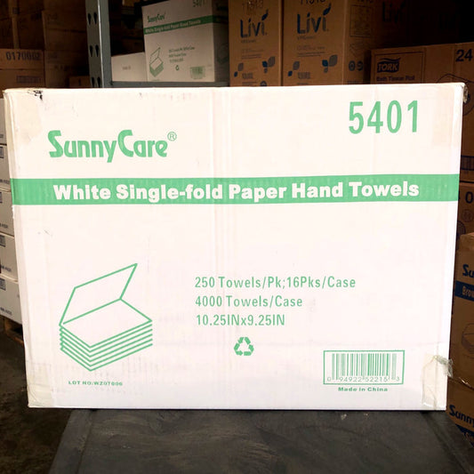 BLEACHED SINGLEFOLD TOWELS 4000/CS