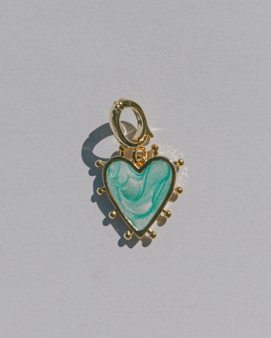 Blue Heart Charm