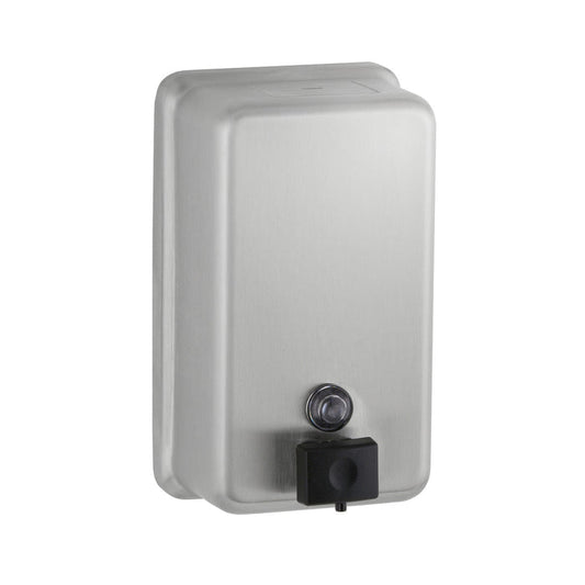 BOBRICK B-2111 STAINLESS STEEL VERTICAL SOAP DISPENSER
