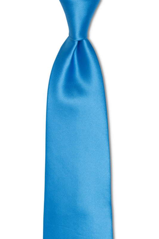 Bright Solid Aqua Tie