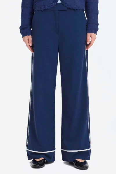 Bydanta Piping Pants - Greige Goods