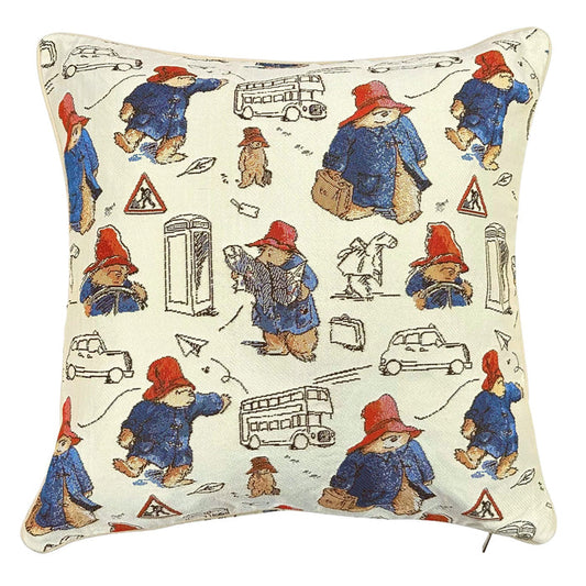 CCOV-PADD | Paddington Bear Decorative Design Fashion Home Pillow 18x18 Inch