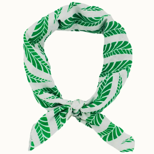 Chic Neckerchief Scarf, Versatile, 70 X 70cm - Greige Goods