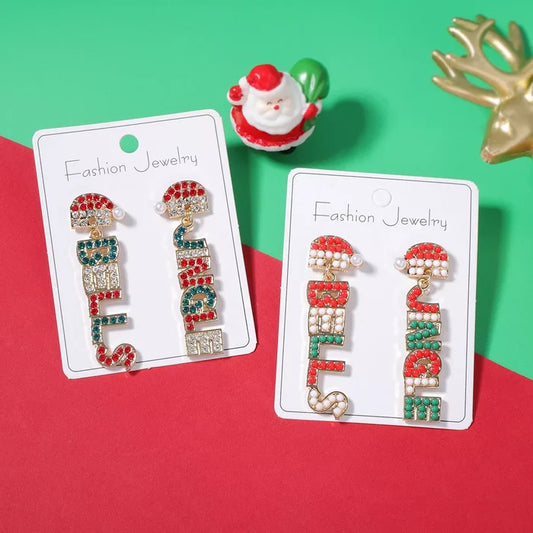 Christmas Jingle Bells Drop Earrings