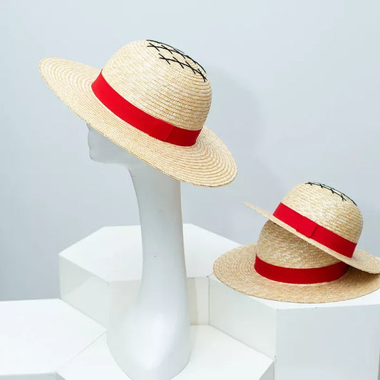 Classic Straw Sun Hat with Ribbon