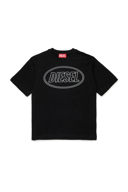 Cotton T-shirt with Diesel print