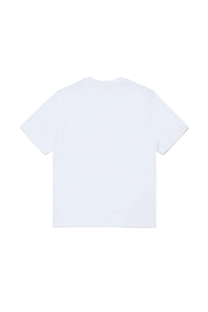 Cotton T-shirt with Diesel print