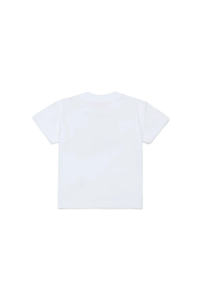 Cotton T-shirt with logo print