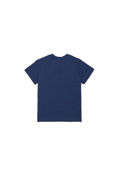 Cotton T-shirt with slogan print
