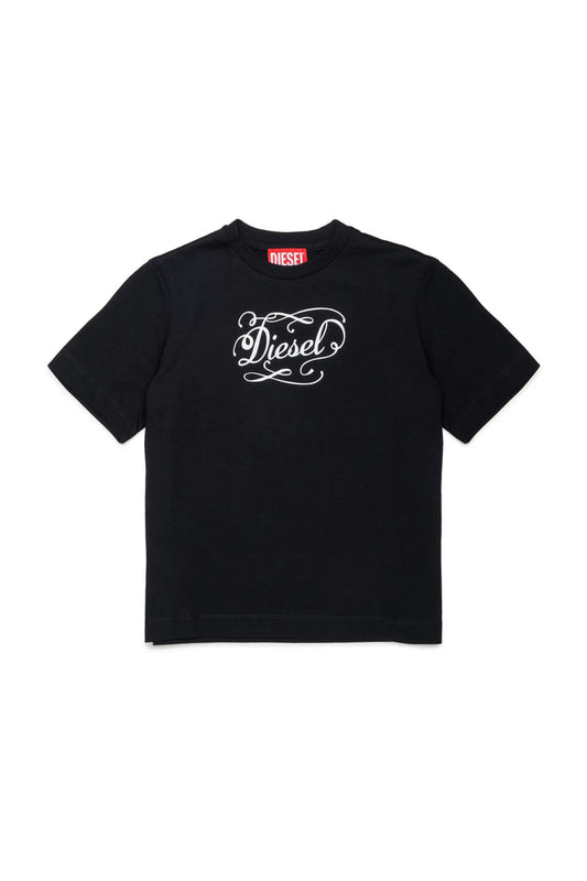 Cotton T-shirt with whimsical logo print