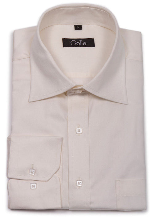 Cream Shirt, Shirt, GoTie