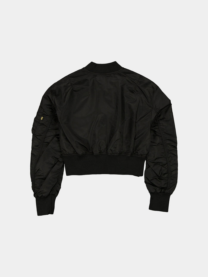 DALLAS COWBOYS X ALPHA X NEW ERA L-2B CROPPED BOMBER JACKET WOMENS OUTERWEAR Alpha Industries
