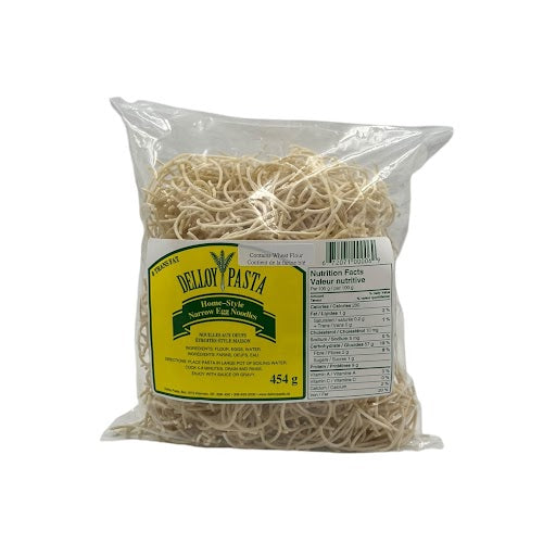Delloy Pasta - Homestyle Egg Noodles: Narrow (454 g)