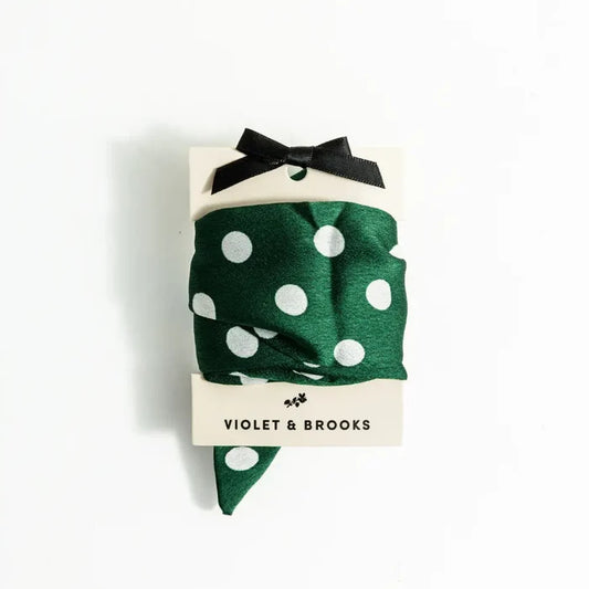 Dot Skinny Scarf - Greige Goods