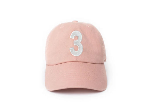 Dusty Rose Number Baseball Hat