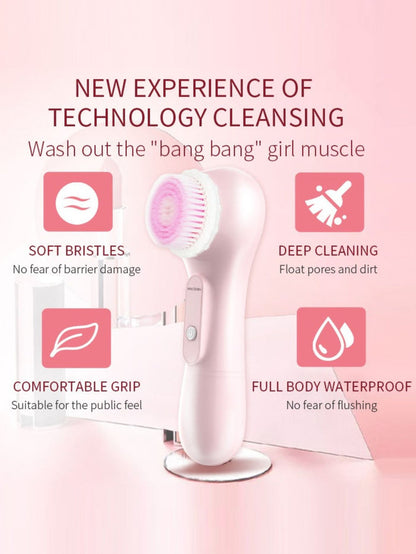 Electric Rotating Facial Cleansing Brush