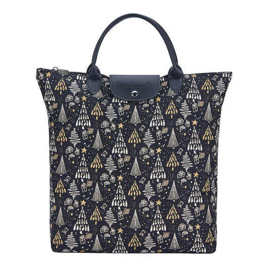 FDAW-XMAS-TREE | XMAS TREE FOLDABLE REUSABLE GROCERY BAG