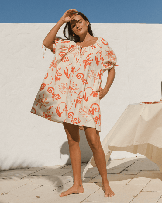 FINAL SALE | Harvey Mini Dress | Crimson Petals