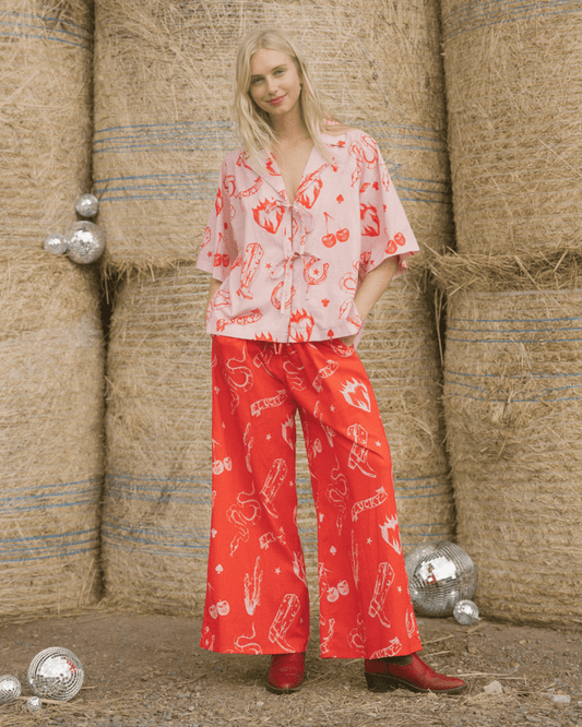 FINAL SALE | Posey Pants | Red Wildhearts