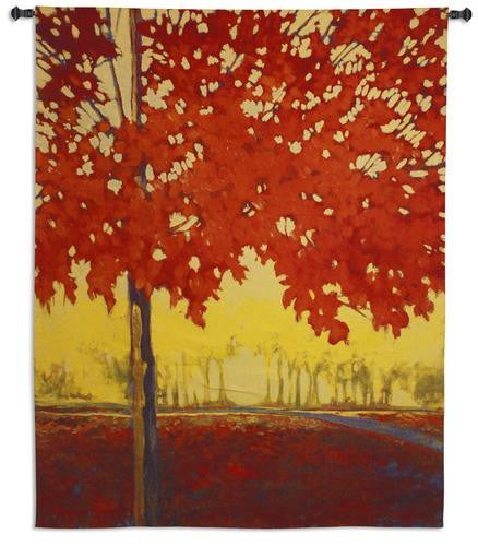 Fire Maple Wall Tapestry by J. Charles&copy; -