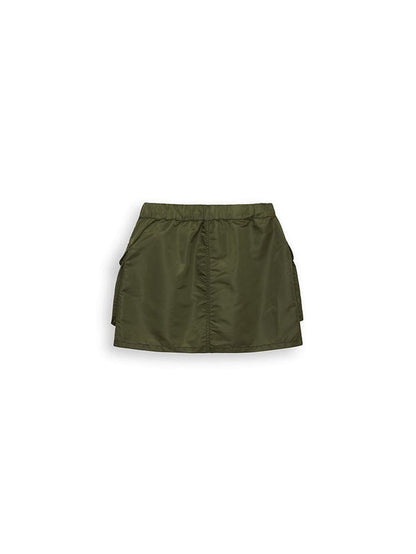 FLIGHT NYLON MINI SKIRT W BOTTOM Alpha Industries OG-107 GREEN XS
