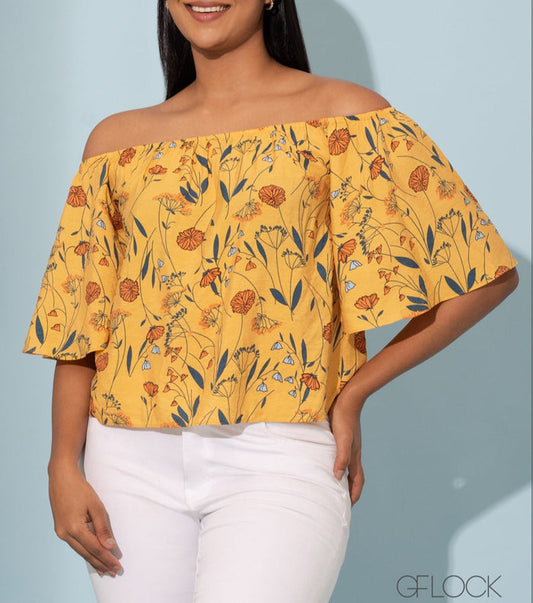 Floral Off Shoulder Top - 041122